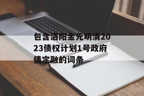 包含洛阳金元明清2023债权计划1号政府债定融的词条