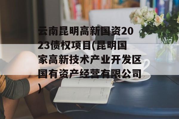 云南昆明高新国资2023债权项目(昆明国家高新技术产业开发区国有资产经营有限公司)