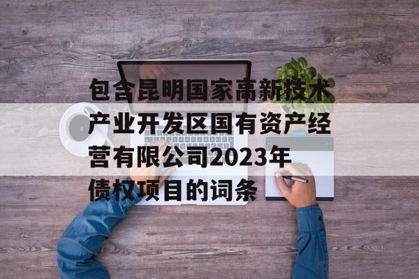 包含昆明国家高新技术产业开发区国有资产经营有限公司2023年债权项目的词条