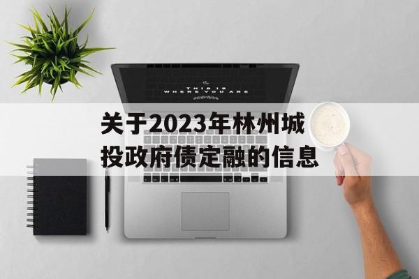 关于2023年林州城投政府债定融的信息