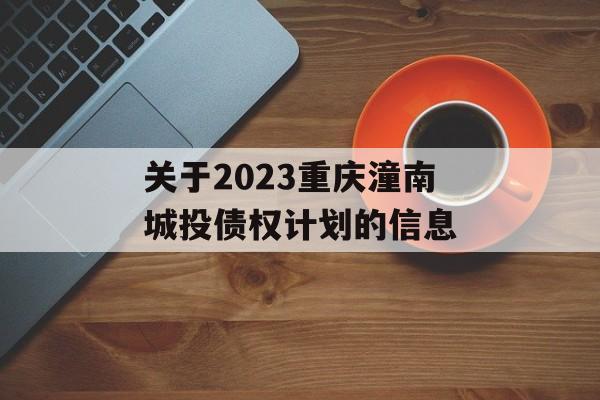关于2023重庆潼南城投债权计划的信息
