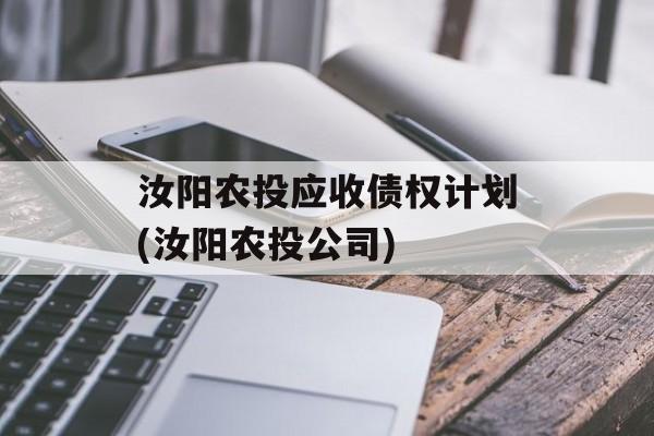 汝阳农投应收债权计划(汝阳农投公司)