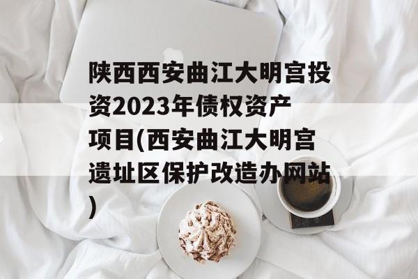 陕西西安曲江大明宫投资2023年债权资产项目(西安曲江大明宫遗址区保护改造办网站)