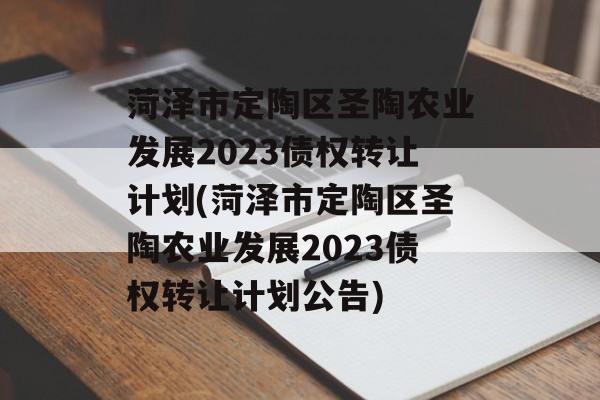 菏泽市定陶区圣陶农业发展2023债权转让计划(菏泽市定陶区圣陶农业发展2023债权转让计划公告)