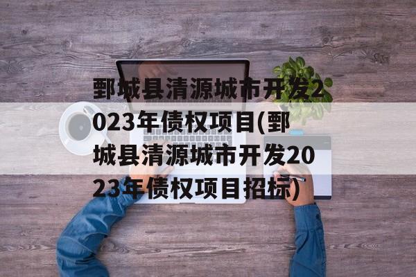 鄄城县清源城市开发2023年债权项目(鄄城县清源城市开发2023年债权项目招标)