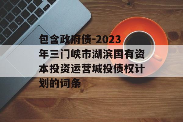 包含政府债-2023年三门峡市湖滨国有资本投资运营城投债权计划的词条