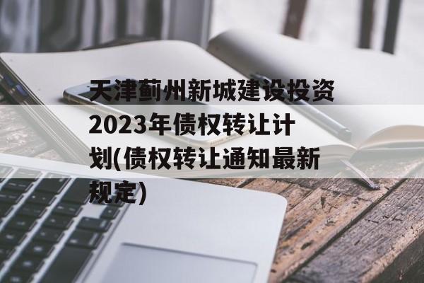 天津蓟州新城建设投资2023年债权转让计划(债权转让通知最新规定)