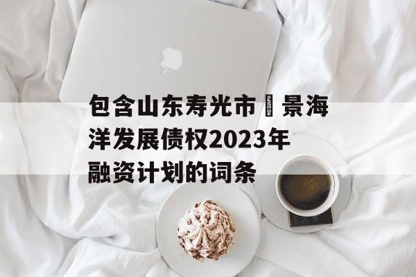 包含山东寿光市昇景海洋发展债权2023年融资计划的词条