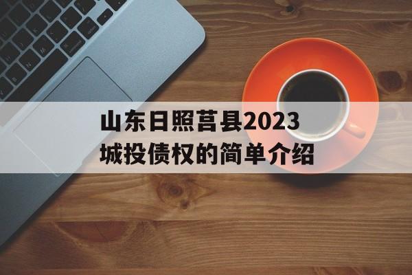 山东日照莒县2023城投债权的简单介绍