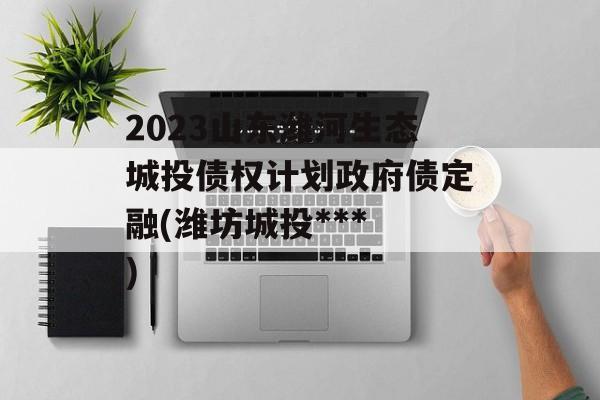 2023山东潍河生态城投债权计划政府债定融(潍坊城投***
)