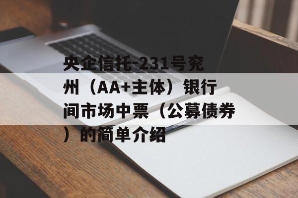 央企信托-231号兖州（AA+主体）银行间市场中票（公募债券）的简单介绍