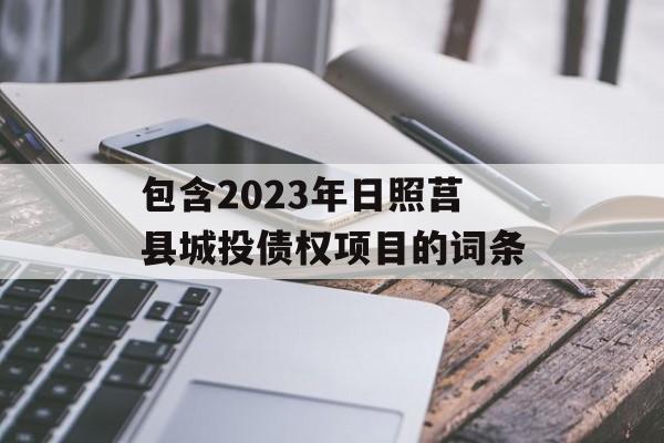 包含2023年日照莒县城投债权项目的词条