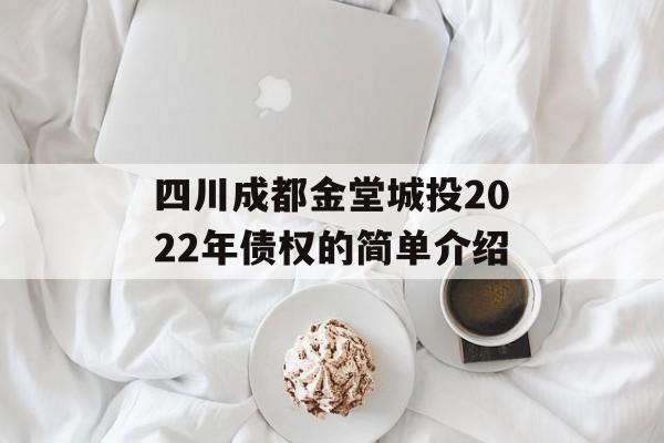 四川成都金堂城投2022年债权的简单介绍