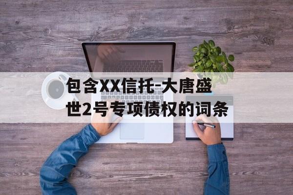 包含XX信托-大唐盛世2号专项债权的词条