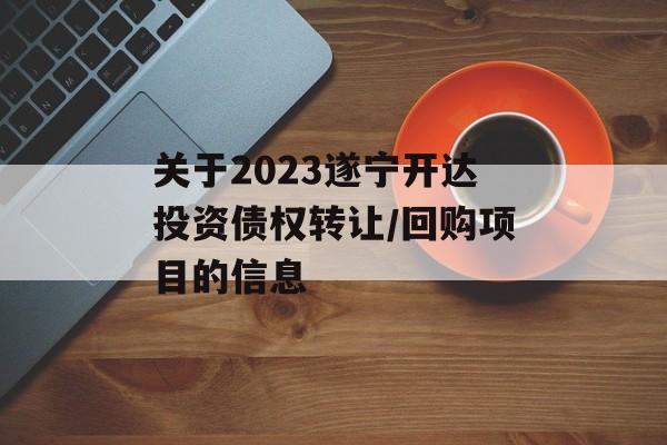 关于2023遂宁开达投资债权转让/回购项目的信息