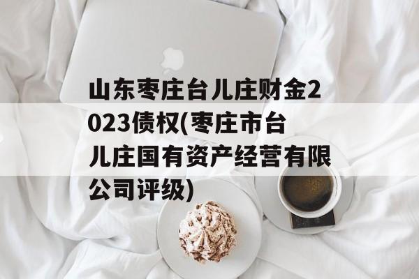 山东枣庄台儿庄财金2023债权(枣庄市台儿庄国有资产经营有限公司评级)