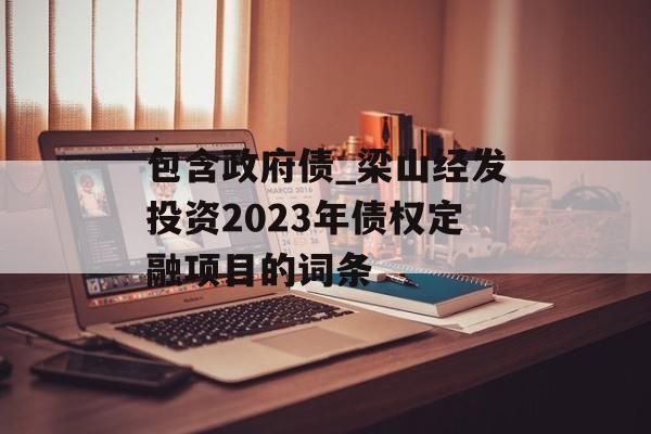 包含政府债_梁山经发投资2023年债权定融项目的词条