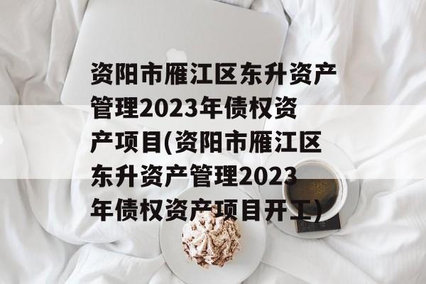 资阳市雁江区东升资产管理2023年债权资产项目(资阳市雁江区东升资产管理2023年债权资产项目开工)