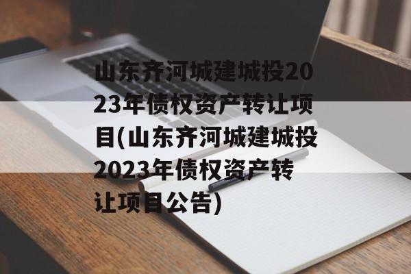 山东齐河城建城投2023年债权资产转让项目(山东齐河城建城投2023年债权资产转让项目公告)