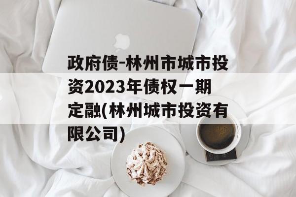 政府债-林州市城市投资2023年债权一期定融(林州城市投资有限公司)