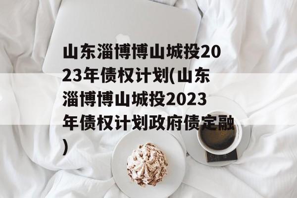 山东淄博博山城投2023年债权计划(山东淄博博山城投2023年债权计划政府债定融)