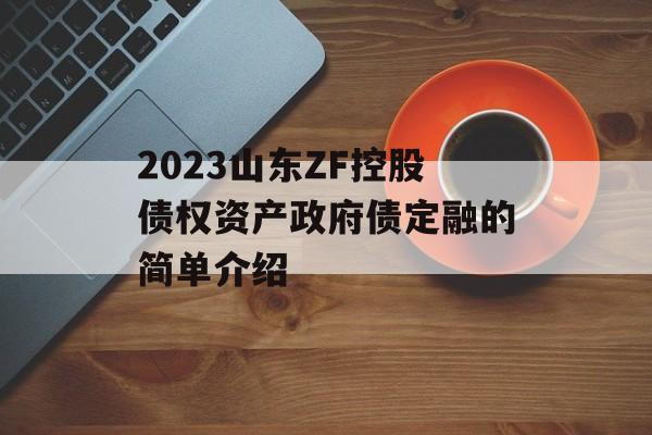 2023山东ZF控股债权资产政府债定融的简单介绍