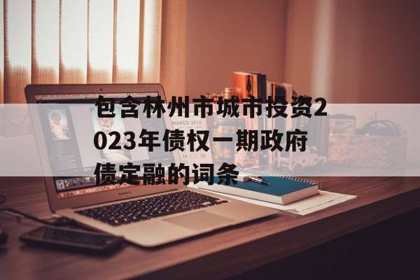 包含林州市城市投资2023年债权一期政府债定融的词条