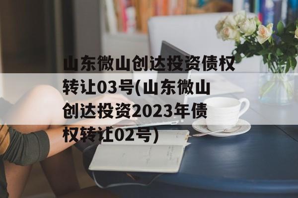 山东微山创达投资债权转让03号(山东微山创达投资2023年债权转让02号)