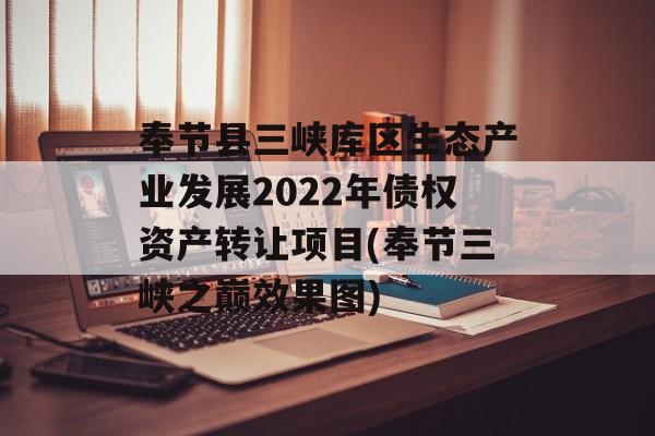 奉节县三峡库区生态产业发展2022年债权资产转让项目(奉节三峡之巅效果图)