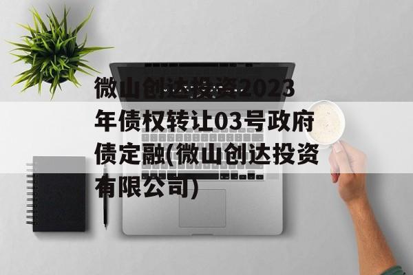 微山创达投资2023年债权转让03号政府债定融(微山创达投资有限公司)