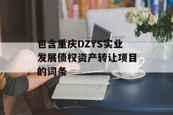 包含重庆DZYS实业发展债权资产转让项目的词条