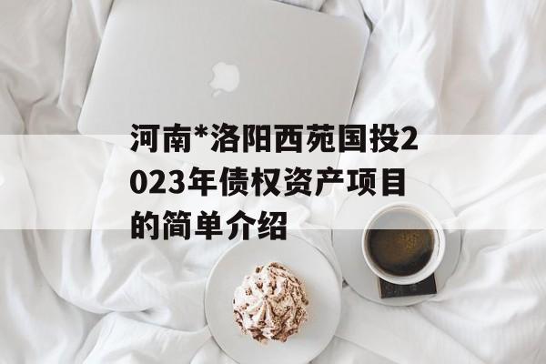 河南*洛阳西苑国投2023年债权资产项目的简单介绍