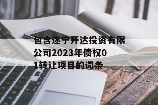 包含遂宁开达投资有限公司2023年债权01转让项目的词条