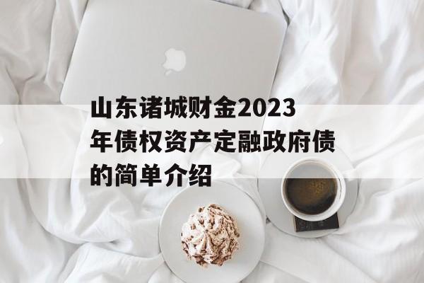 山东诸城财金2023年债权资产定融政府债的简单介绍