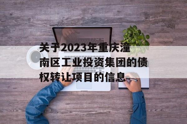 关于2023年重庆潼南区工业投资集团的债权转让项目的信息