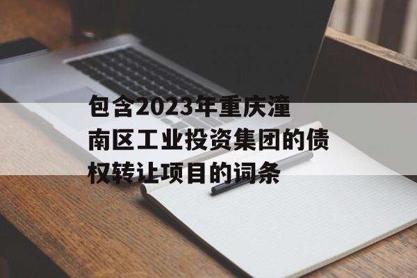 包含2023年重庆潼南区工业投资集团的债权转让项目的词条