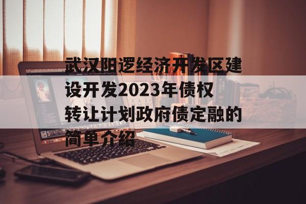 武汉阳逻经济开发区建设开发2023年债权转让计划政府债定融的简单介绍