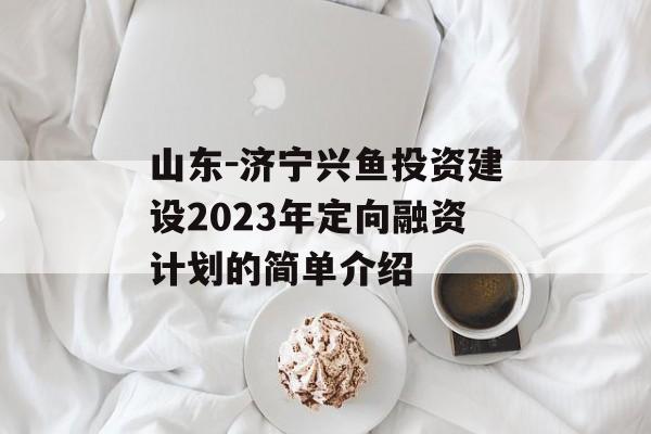 山东-济宁兴鱼投资建设2023年定向融资计划的简单介绍