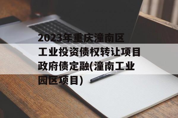 2023年重庆潼南区工业投资债权转让项目政府债定融(潼南工业园区项目)