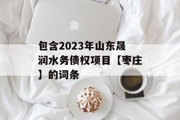 包含2023年山东晟润水务债权项目【枣庄】的词条