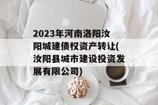 2023年河南洛阳汝阳城建债权资产转让(汝阳县城市建设投资发展有限公司)