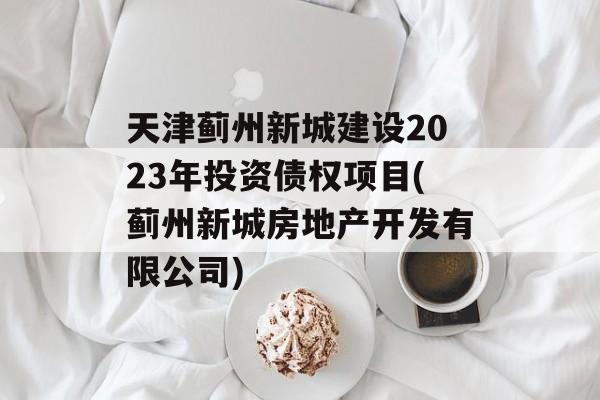 天津蓟州新城建设2023年投资债权项目(蓟州新城房地产开发有限公司)