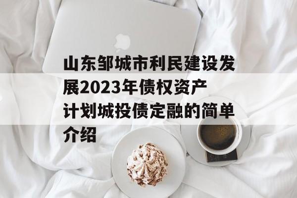 山东邹城市利民建设发展2023年债权资产计划城投债定融的简单介绍