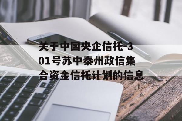 关于中国央企信托-301号苏中泰州政信集合资金信托计划的信息