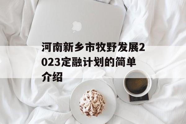 河南新乡市牧野发展2023定融计划的简单介绍