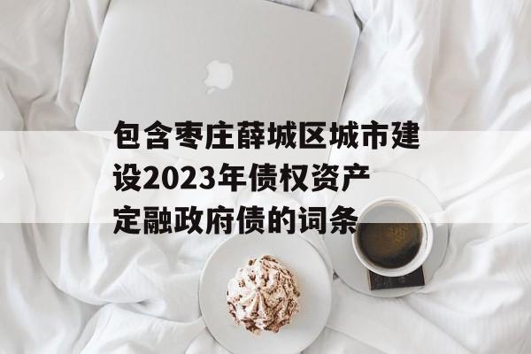 包含枣庄薛城区城市建设2023年债权资产定融政府债的词条