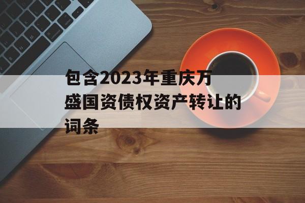 包含2023年重庆万盛国资债权资产转让的词条