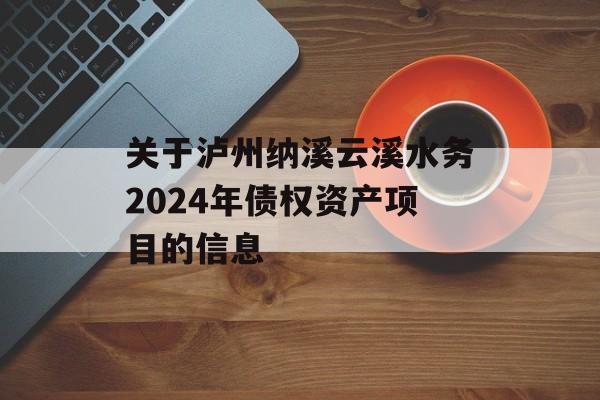 关于泸州纳溪云溪水务2024年债权资产项目的信息