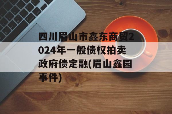 四川眉山市鑫东商贸2024年一般债权拍卖政府债定融(眉山鑫园事件)