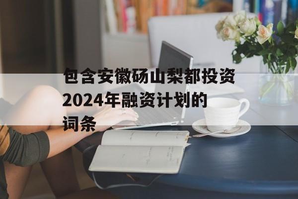 包含安徽砀山梨都投资2024年融资计划的词条